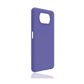 Eonaks Xiaomi Poco X3 NFC Kamera Korumalı Silikon Rubber Arka Kapak Lila Kılıf