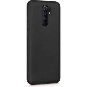 Eonaks Xiaomi Redmi 9 Kamera Korumalı Silikon Rubber Arka Kapak Siyah Kılıf