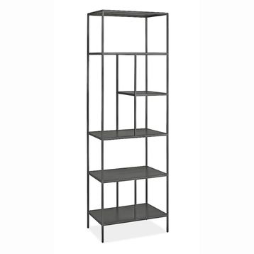 Ephesus Metal Siyah 60X180 Kitaplık