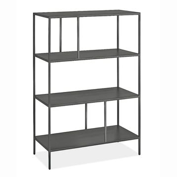 Ephesus Metal Siyah 80X120 Kitaplık