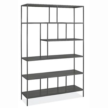 Ephesus Tv Ünitesi Metal Siyah 150X180 Kitaplık