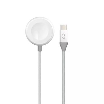 Epico Apple Watch USB-C 1.2 mt Gümüş Şarj Kablosu