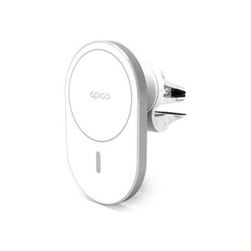 Epico Ellipse Gümüş MagSafe Uyumlu Kablosuz Araç Şarjı