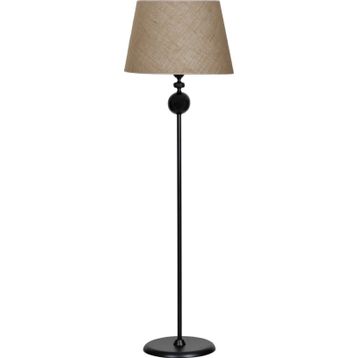 Epifanio LMD-VNR01 Çuval Bezi Efektli Statik Siyah Metal Lambader
