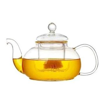 Epinox CD-800C 800 ml Süzgeçli Cam Demlik