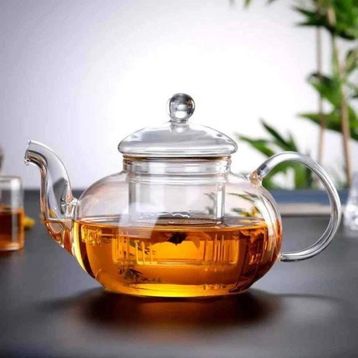 Epinox CD-800C 800 ml Süzgeçli Cam Demlik