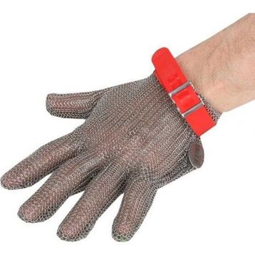 Epinox Kırmızı M Çelik Eldiven