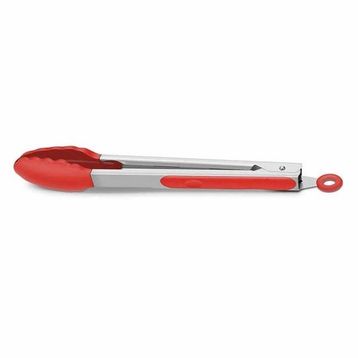 Epinox Silikon Kırmızı 25 cm Barbekü Maşası