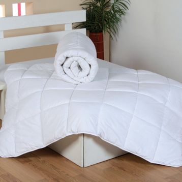 Eponj Home Microfiber Silikon Beyaz Çift Kişilik Yorgan