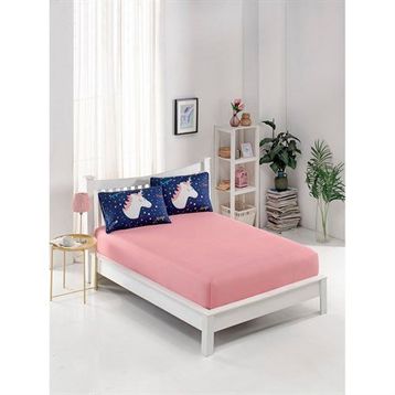 Eponj Home Pes Lastikli Çift Kişilik Magicunicorn Laci Çarşaf Seti