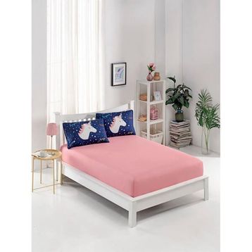 Eponj Home Pes Lastikli Çift Kişilik Magicunicorn Laci Çarşaf Seti