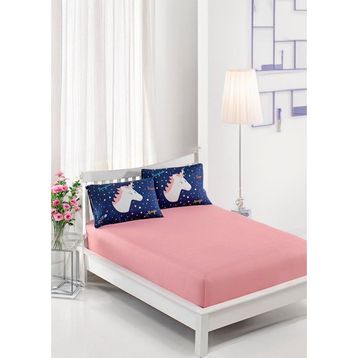 Eponj Home Pes Lastikli Tek Kişilik Magicunicorn Laci Çarşaf Seti
