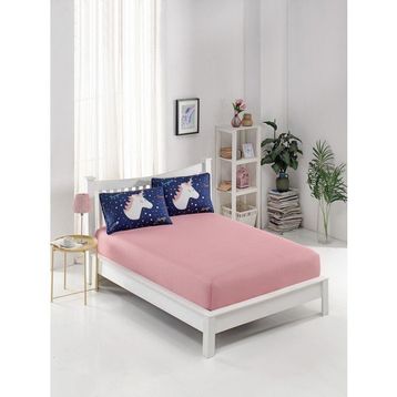 Eponj Home Pes Lastikli Tek Kişilik Magicunicorn Laci Çarşaf Seti
