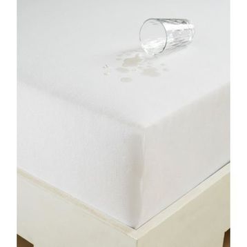 Eponj Home Sıvı Geçirmez Lastikli 100x200 cm Beyaz Çarşaf Tek Kişilik