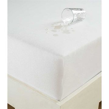 Eponj Home Sıvı Geçirmez Lastikli 100x200 cm Beyaz Çarşaf Tek Kişilik