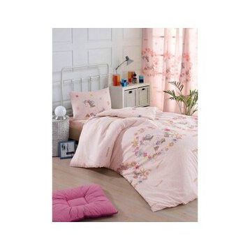 Eponj Home Tek Kişilik Unicornlar Pembe Kolay Ütülenir Nevresim Takımı