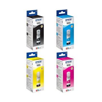 Epson 103 Orijinal 4 Renk Mürekkep Seti