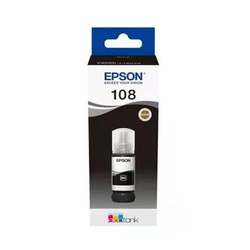 Epson 108 Siyah Orijinal Mürekkep