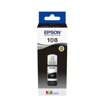Epson 108 Siyah Orijinal Mürekkep