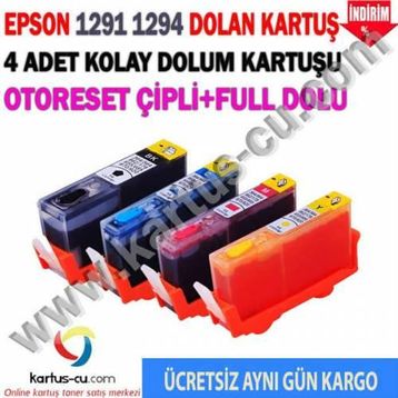 Epson 1291-1294 Dolan Kartuş Seti
