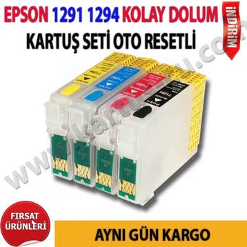 Epson 1291-1294 Dolan Kartuş Seti