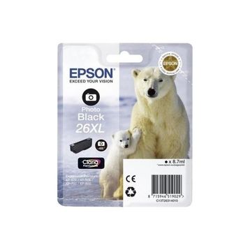 Epson 26XL-T2631-C13T26314020 Siyah Foto Kartuş