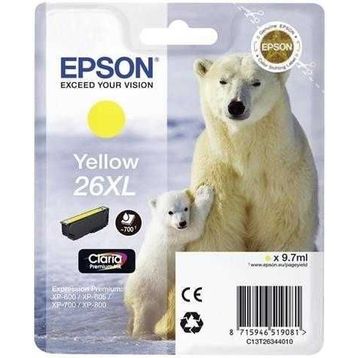 Epson 26XL-T2634-C13T26344020 Sarı Kartuş