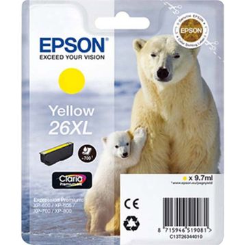 Epson 26XL-T2634-C13T26344020 Sarı Kartuş