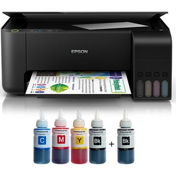 Epson EcoTank L3250 Wi-Fi Tarayıcı Renkli Çok Fonksiyonlu Tanklı Inkjet Yazıcı - Muadil Mürekkepli