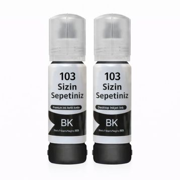 Epson L3252 103 2 Adet Siyah Mürekkep