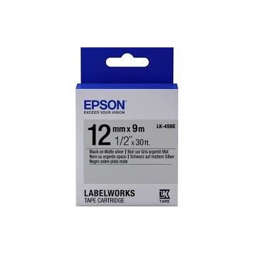 Epson LK-5TBN Clear Siyah Üzeri Beyaz 18 mm x 9 mt Etiket