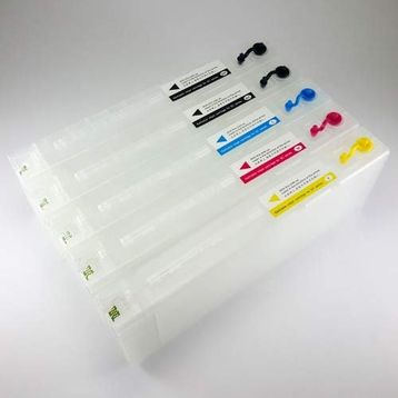 Epson Sc T3000- T5000- T7000 Uyumlu 5 Renk Kolay Dolan Kartuş