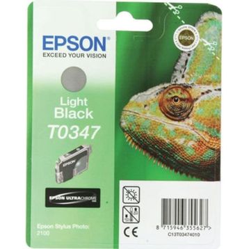 Epson T0347 Açık Siyah Kartuş