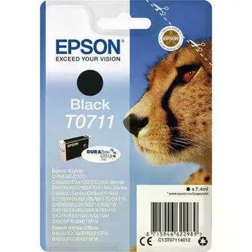 Epson T0711-C13T07114021 Siyah Orijinal Kartuş