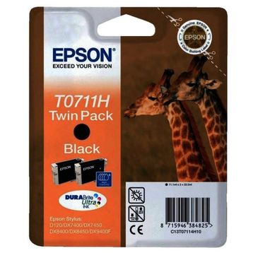 Epson T0711H-C13T07114H20 Siyah Kartuş