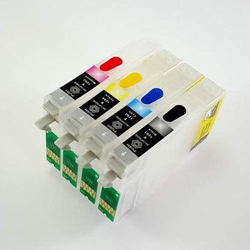 Epson T1291-T1294 Uyumlu 4 Renk Kolay Dolan Kartuş