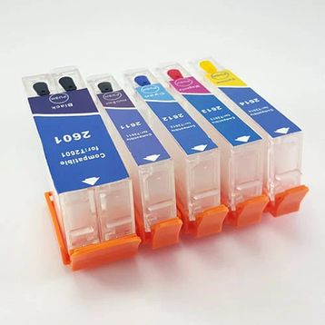 Epson T26Xl T2621-T2631-T2634 Uyumlu 5 Renk Kolay Dolan Kartuş