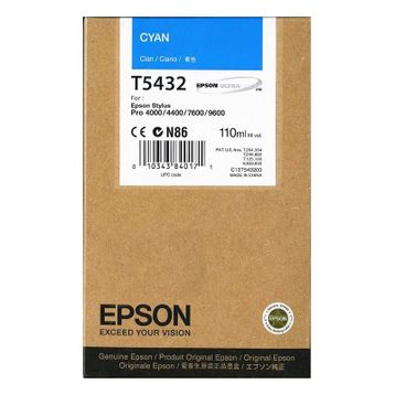 Epson T5432 C13T543200 Mavi Kartuş