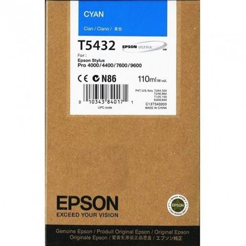 Epson T5432 C13T543200 Mavi Kartuş