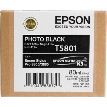 Epson T5801-C13T580100 Siyah Foto Kartuş