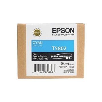 Epson T5802-C13T580200 Mavi Kartuş