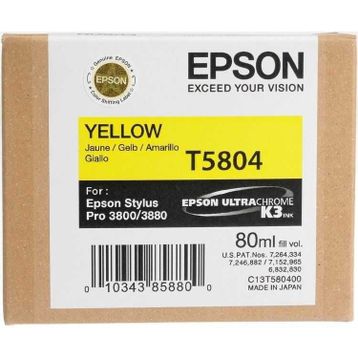 Epson T5804-C13T580400 Sarı Kartuş