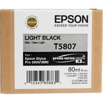 Epson T5807-C13T580700 Açık Siyah Kartuş