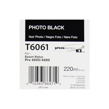 Epson T6061-C13T606100 Siyah Foto Kartuş