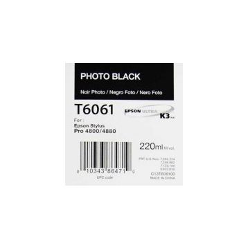 Epson T6061-C13T606100 Siyah Foto Kartuş