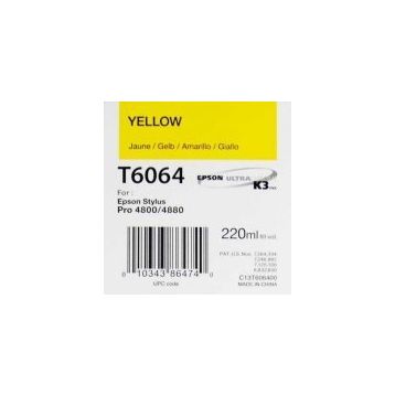 Epson T6064-C13T606400 Sarı Kartuş