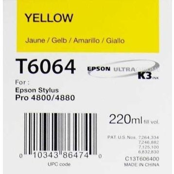 Epson T6064-C13T606400 Sarı Kartuş