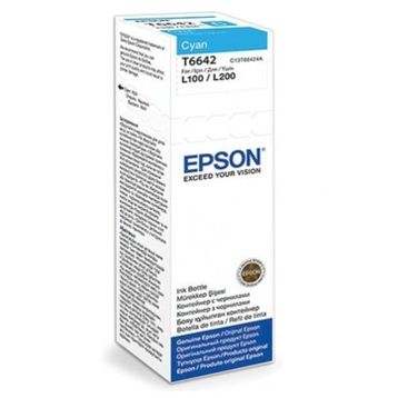 Epson T66424A Mavi Mürekkep Kartuş