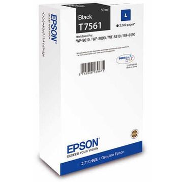 Epson T7561L Siyah Orjinal Kartuş