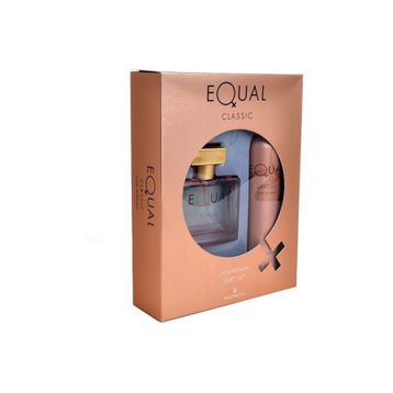 Equal 8690973028723 Classic Kadın Edt 75 ml + Deodorant 150 ml Kadın Parfüm Seti